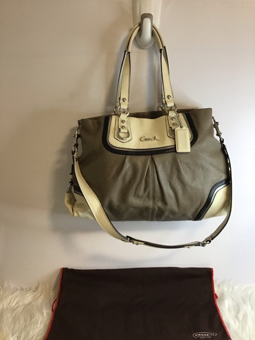 Coach Vintage Ashley Spectator F17096 Leather Carryall NWOT